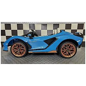 24V auto za djecu Lamborghini Sian plavi
