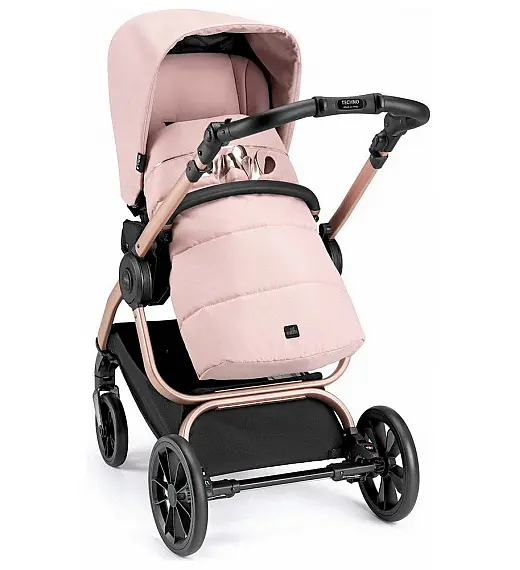 Dječja kolica DUO TECHNO BABILA Pink Cam
