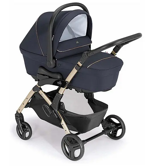Kolica 2u1 FLUIDO EASY Blue Cam