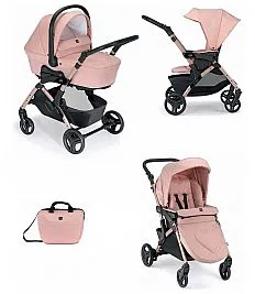Voziček 2v1 FLUIDO EASY Pink