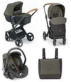 Otroški voziček NEXT EVO Verde Trapuntato