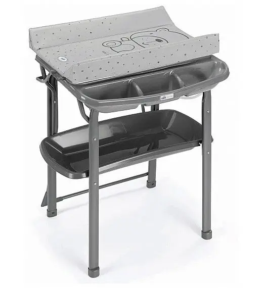 Stol za presvlačenje sa kadicom AQUA SPA Teddy Grey