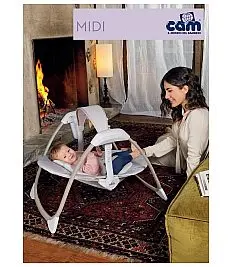 Gugalnik za dojenčka Cam MIDI Teddy Grey Gugalnik za dojenčka Cam MIDI Teddy Grey