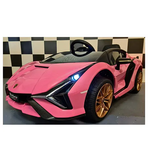 12V auto na akumulator Lamborghini SIAN Pink Cars4kids Trading