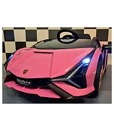 12V auto na akumulator Lamborghini SIAN Pink