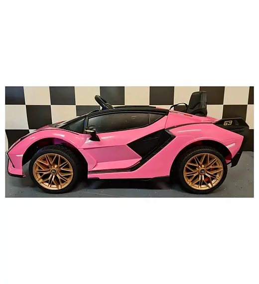12V auto na akumulator Lamborghini SIAN Pink Cars4kids Trading