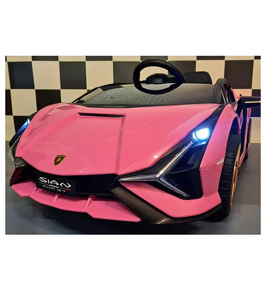 12V auto na akumulator Lamborghini SIAN Pink Cars4kids Trading