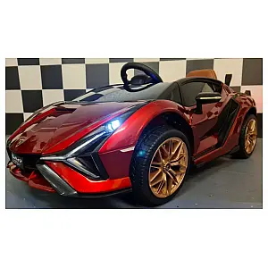 12V avto na akumulator Lamborghini SIAN Metallic Red