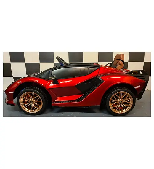 12V auto na akumulator Lamborghini SIAN Metallic Red Cars4kids Trading