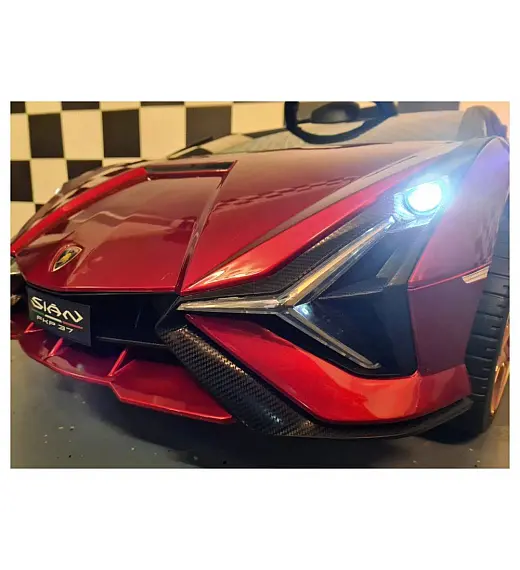 12V auto na akumulator Lamborghini SIAN Metallic Red Cars4kids Trading