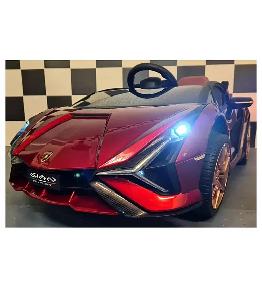 12V auto na akumulator Lamborghini SIAN Metallic Red Cars4kids Trading