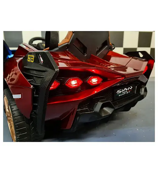12V auto na akumulator Lamborghini SIAN Metallic Red Cars4kids Trading