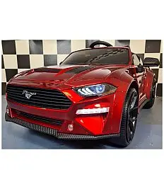 24V FORD MUSTANG - otroški avto na akumulator, Metallic Red