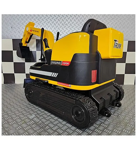 24V Excavator - otroški bager v rumeni barvi Cars4kids