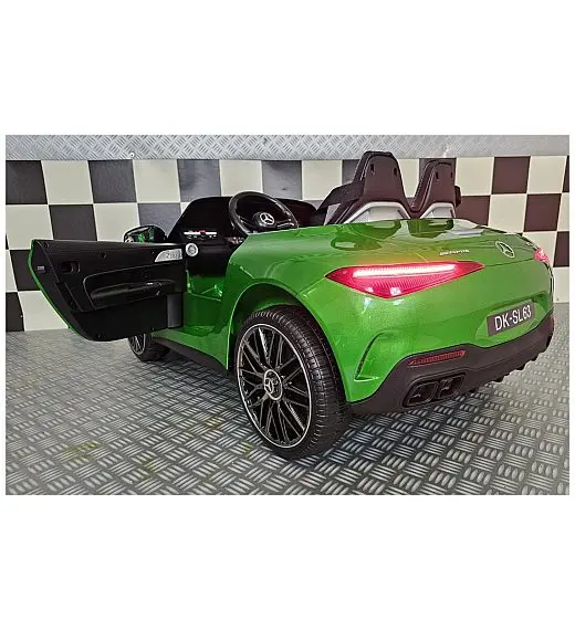 Avto na akumulator 12V Mercedes SL63 Metallic Green Cars4kids