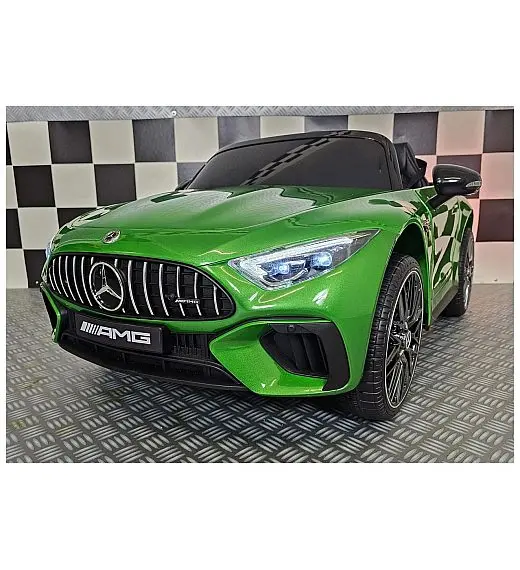 Avto na akumulator 12V Mercedes SL63 Metallic Green Cars4kids