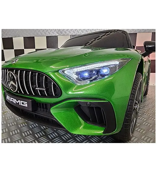 Avto na akumulator 12V Mercedes SL63 Metallic Green Cars4kids