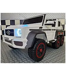 12V Mercedes G63 6X6 - dječji auto na akumulator, bijeli