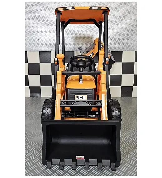 12V Otroški bager JCB SITEMASTER s streho Cars4kids