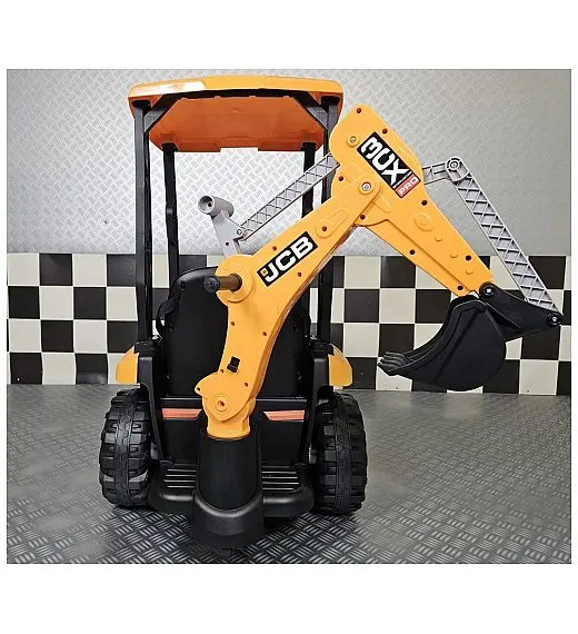 12V Otroški bager JCB SITEMASTER s streho Cars4kids