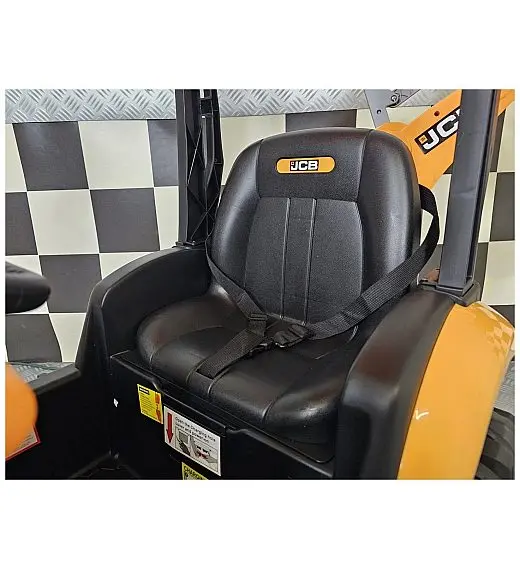 12V Otroški bager JCB SITEMASTER s streho Cars4kids
