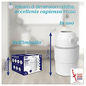 Chicco koš za pelene MANGIAPANNOLINI Odor Off