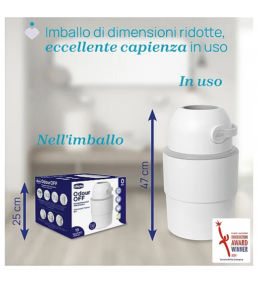 Koš za plenice Chicco MANGIAPANNOLINI Odour Off