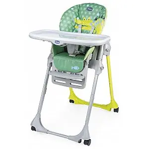 Stolček za hranjenje  POLLY EASY CROCODILE