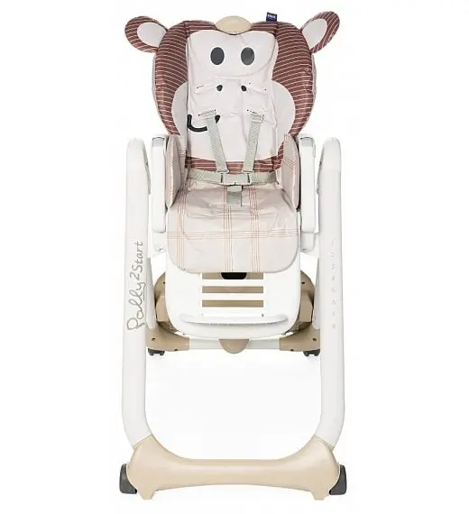 Stolček za hranjenje Chicco POLLY 2 START Monkey
