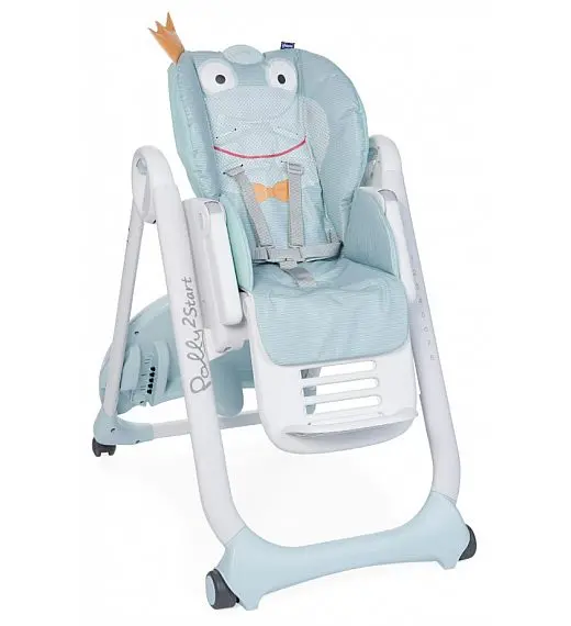 Stolček za hranjenje Chicco POLLY 2 START Froggy