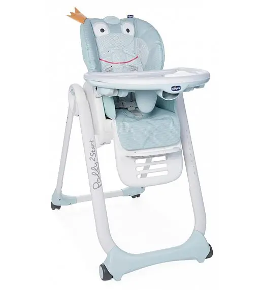 Stolček za hranjenje Chicco POLLY 2 START Froggy