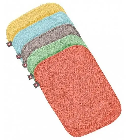 Krpice za umivanje Pastel iz Bambusa - 10 kos