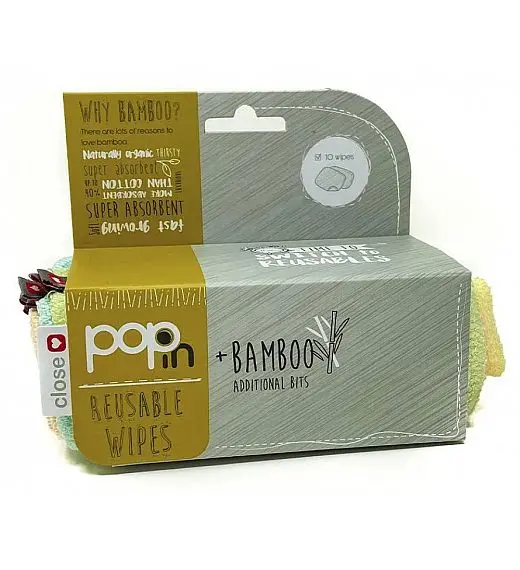 Krpe za njegu i pranje Refill Pastel od bambusa - 10 kom