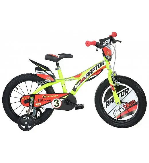 OTROŠKO KOLO 16"  RAPTOR YELLOW Dino Bikes