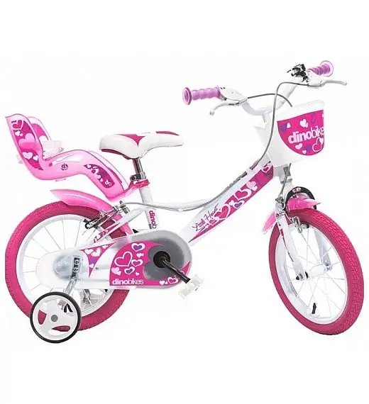Dekliško kolo 16 Dino Bikes LITTLE HEART