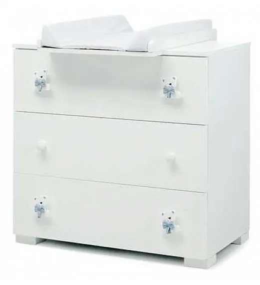Komoda sa prostorom za presvlačenje TATO White Blue