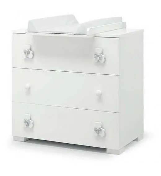 Komoda i prostor ta presvlačenje DUDU White Grey