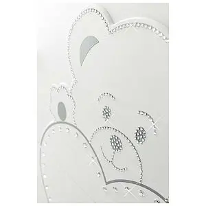 Lesena komoda s previjalno podlago LULU White