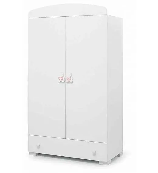 Dječji ormar DUDU White Pink