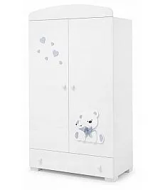 Dječji ormar TATO White Blue Dječji ormar TATO White Blue