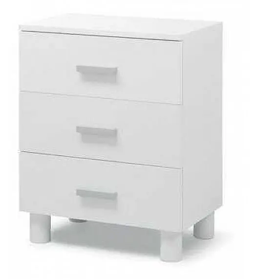 Drveni dječji krevetić EASY White Grey