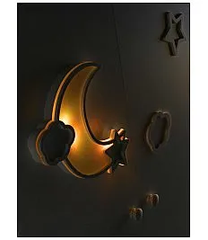 Otroška omara MOON Tortora Sbiancato