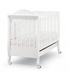 Otroška posteljica SOFT Swarovsky White