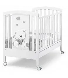 Drveni dječji krevetić TATO Grey