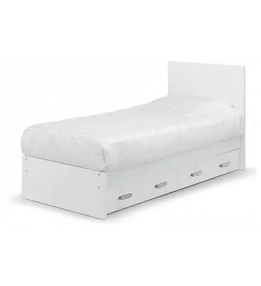 Drveni dječji krevetić EASY White Grey
