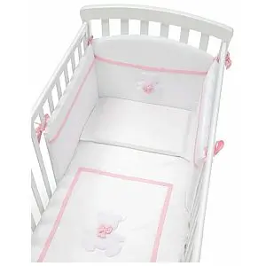 Dječja krevetnina DUDU White Pink