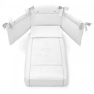 Dječja krevetnina LULU CUORI White