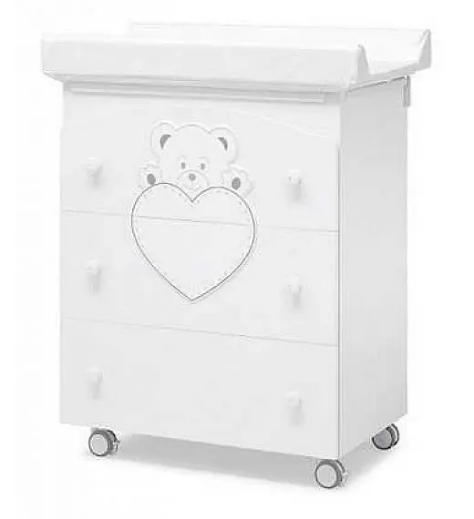 Komoda sa kadicom LULU White