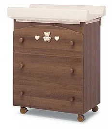 Previjalna komoda z banjico TIPPY JOLIE Walnut Previjalna komoda z banjico TIPPY JOLIE Walnut