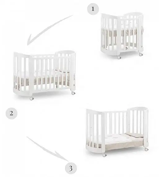 Dječji krevetić SWEET CRADLE Titanium